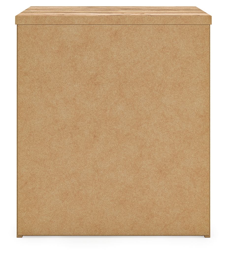 Maystonna - Two Drawer Night Stand - Brown