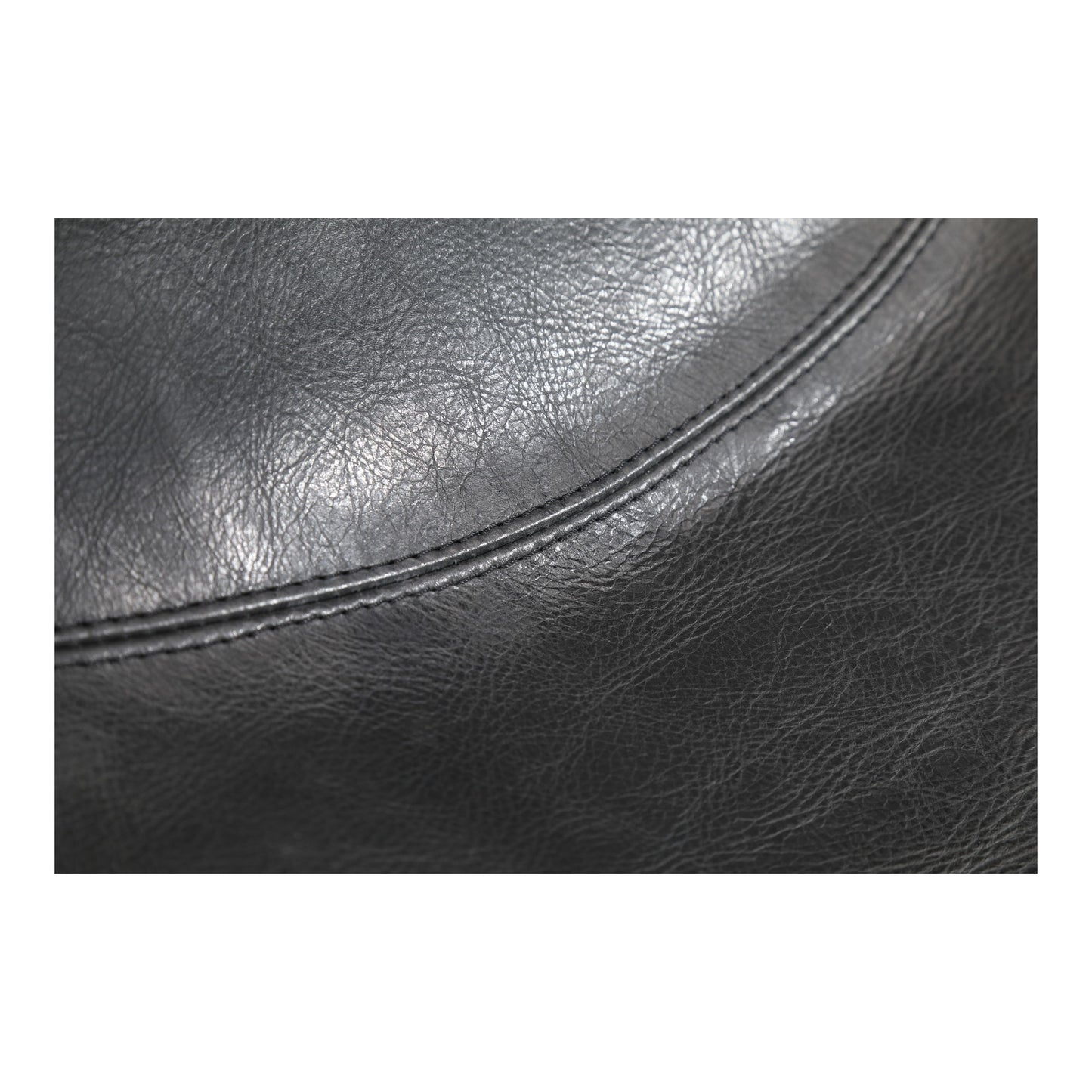 Starlet - Counter Stool Leather (Set of 2) - Onyx Black