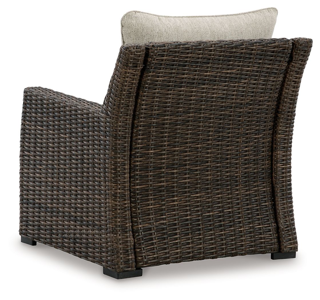 Brook Ranch - Brown - Lounge Chair With Cushion