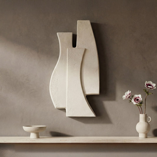 Ola - Wall Sculpture - Beige