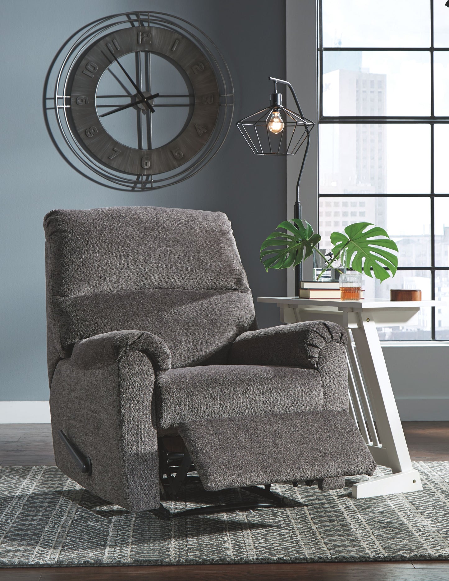 Nerviano - Dark Gray - Zero Wall Recliner