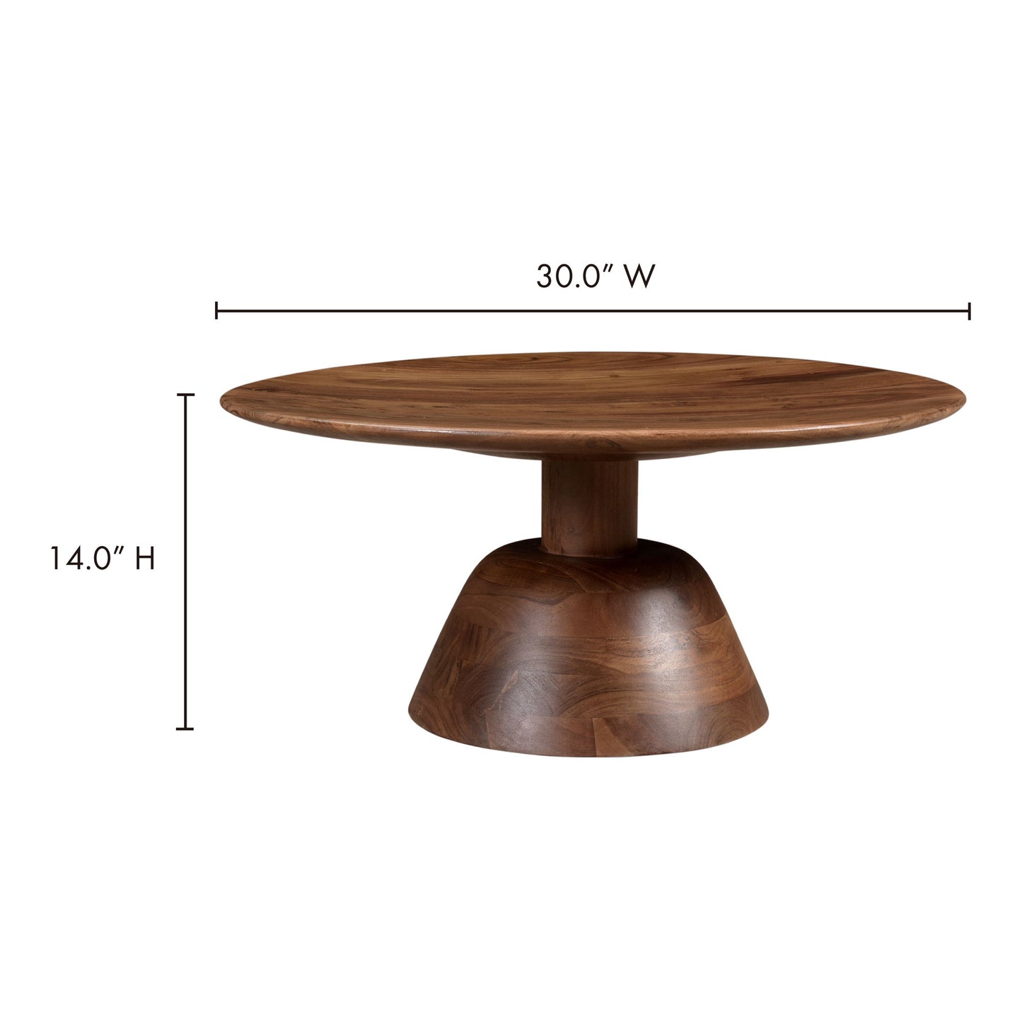 Nels - Coffee Table - Dark Brown