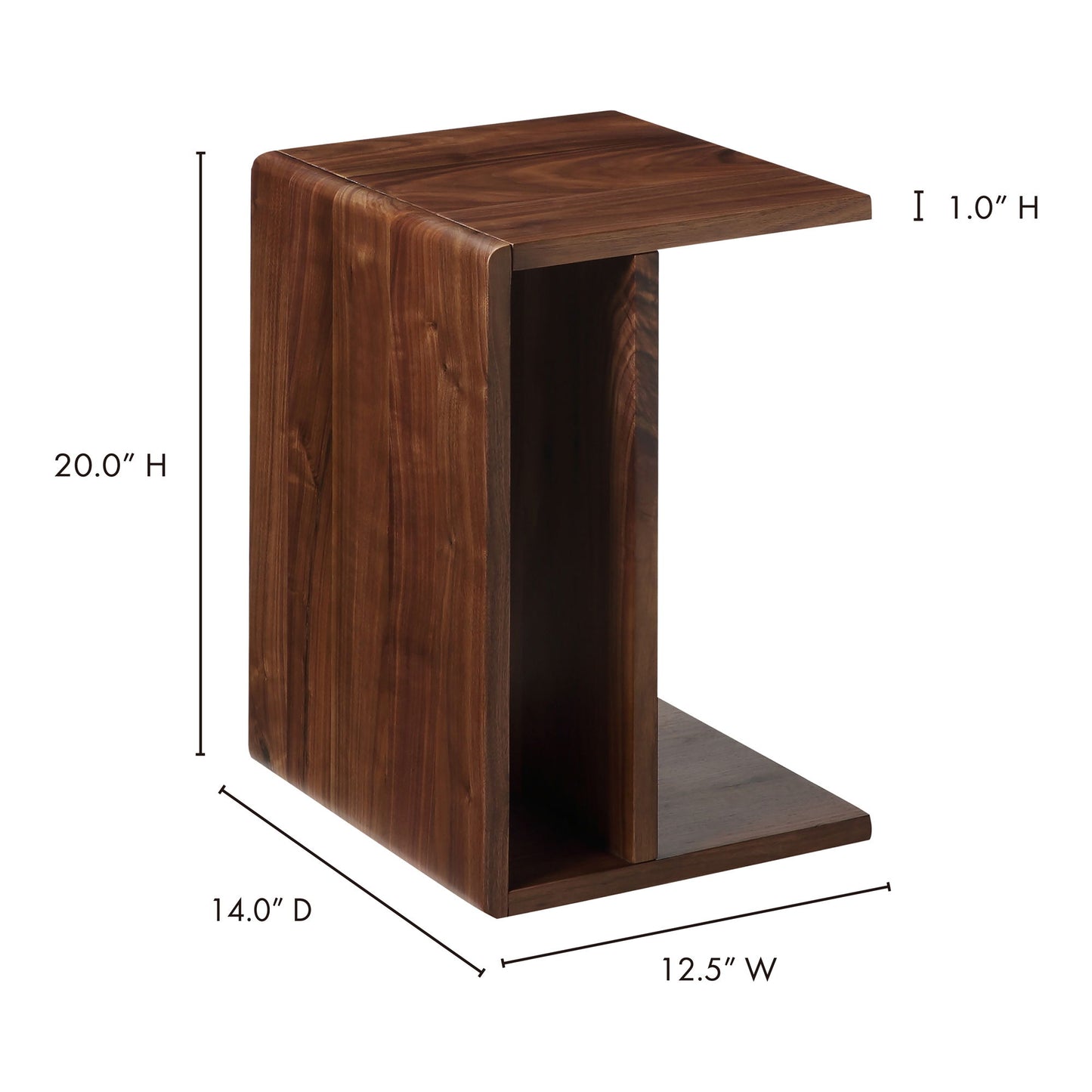 Hiroki - Accent Table - Walnut