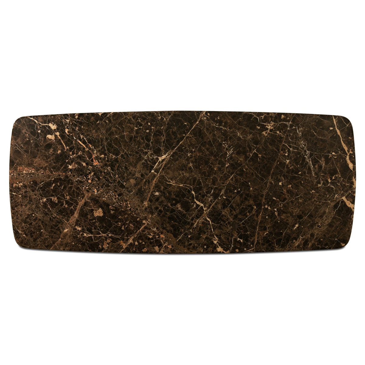 Daphne - Dining Table Large - Dark Emperador Marble / Brown