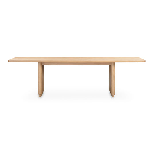 Round Off - Large Dining Table - Light Brown
