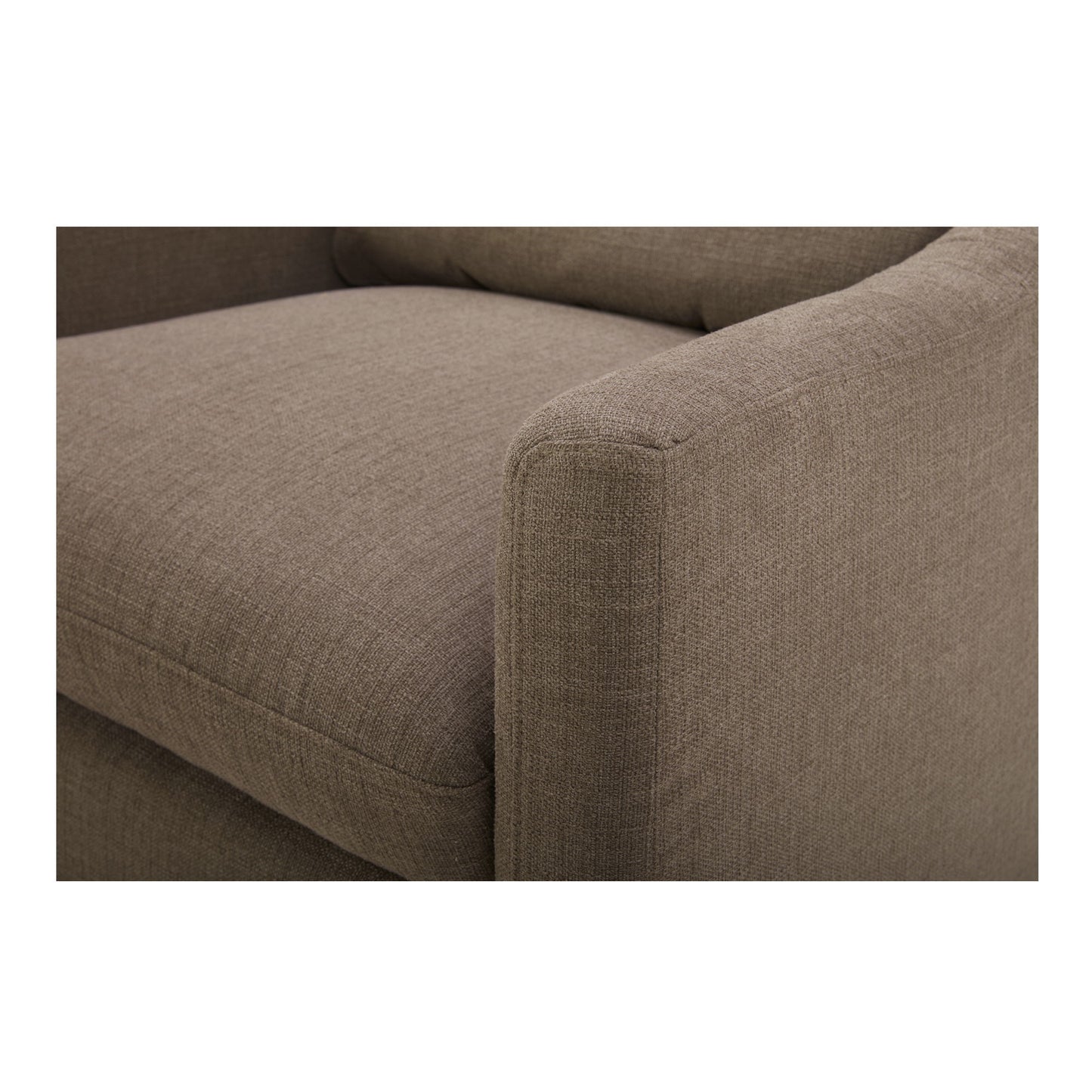 Linden - Swivel Chair - Soft Taupe / Tan