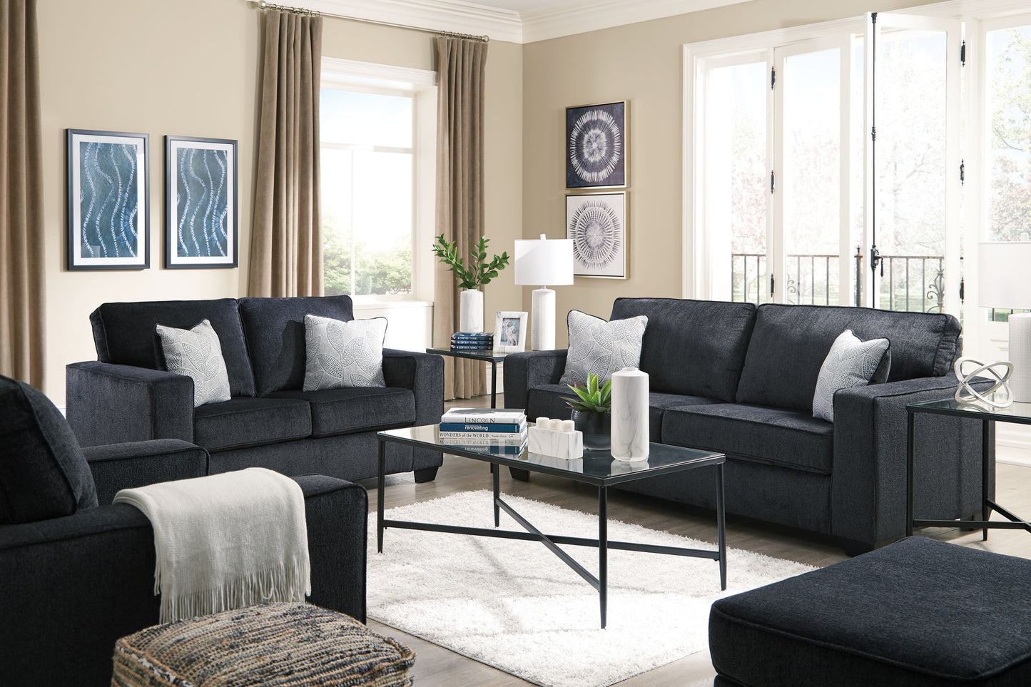 Altari - Queen Sofa Sleeper - Fabric - Slate