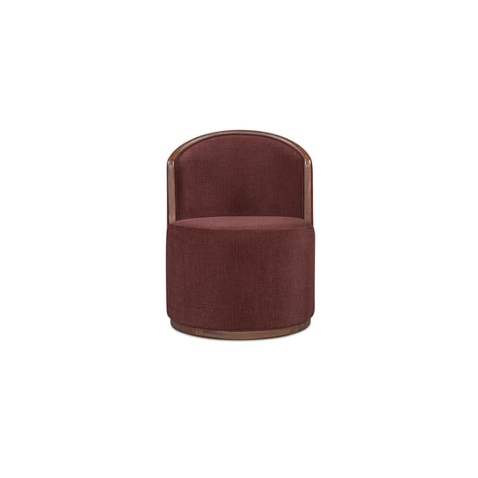 Rossi - Swivel Dining Chair - Berry / Purple