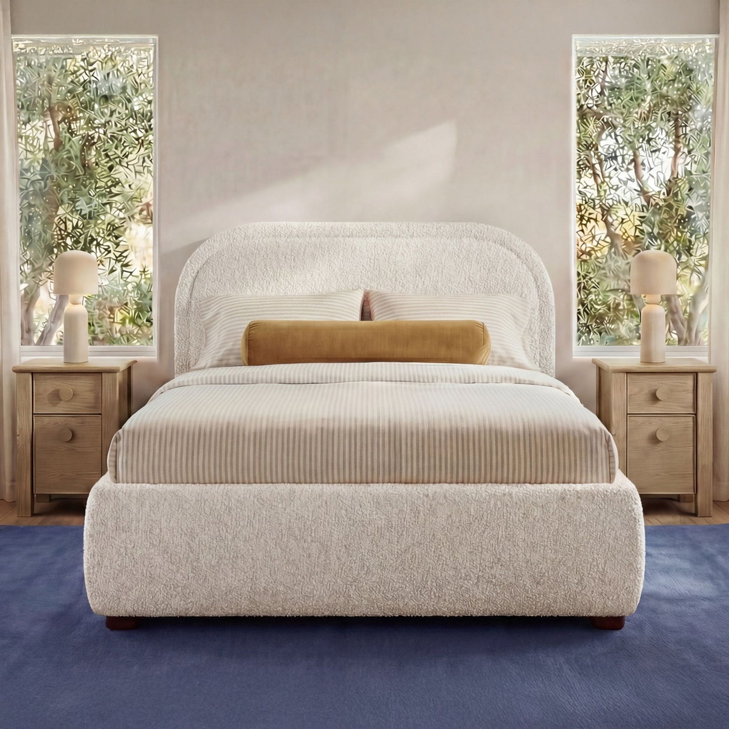 Loren - Small Nightstand - Natural