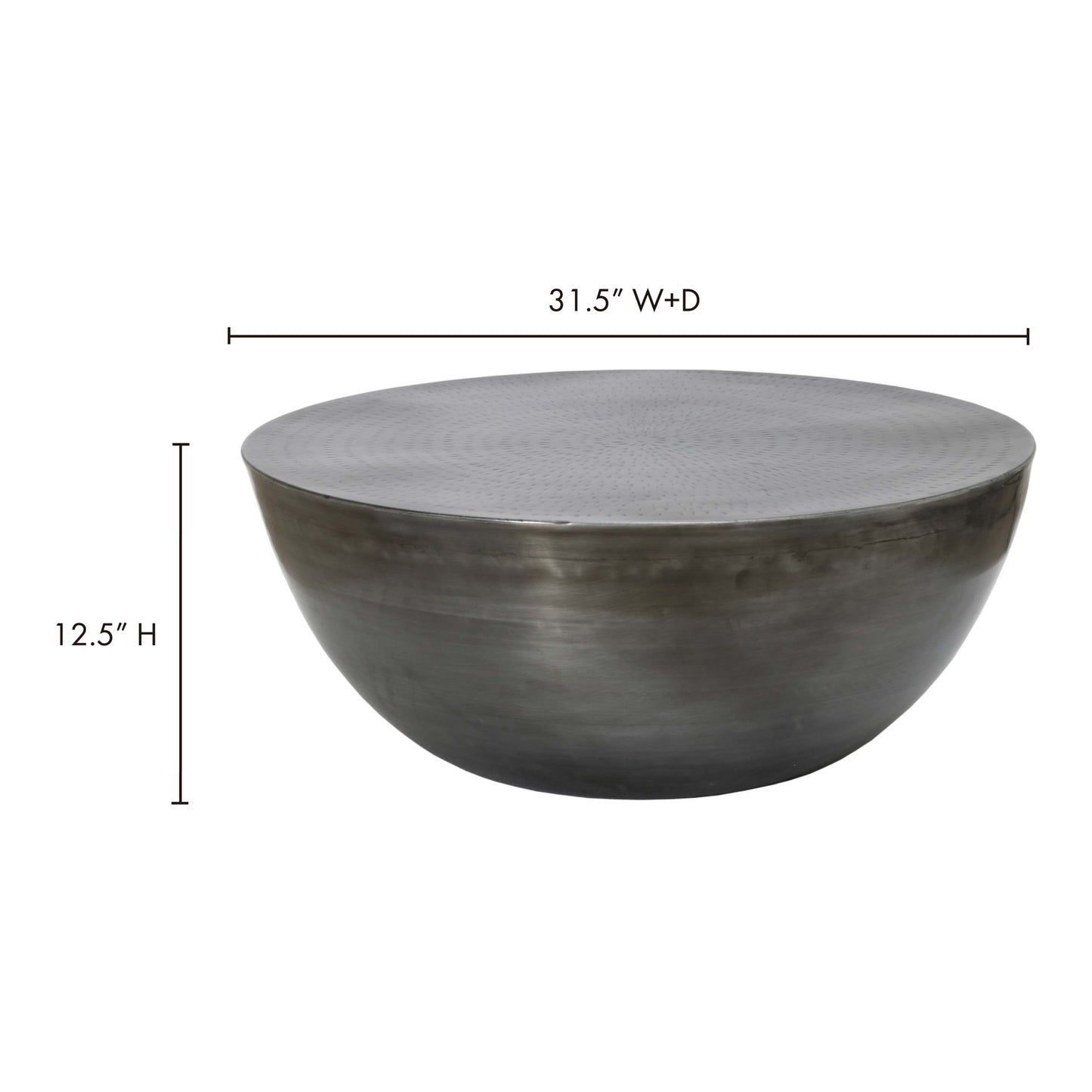 Conga - Coffee Table - Antique Zinc
