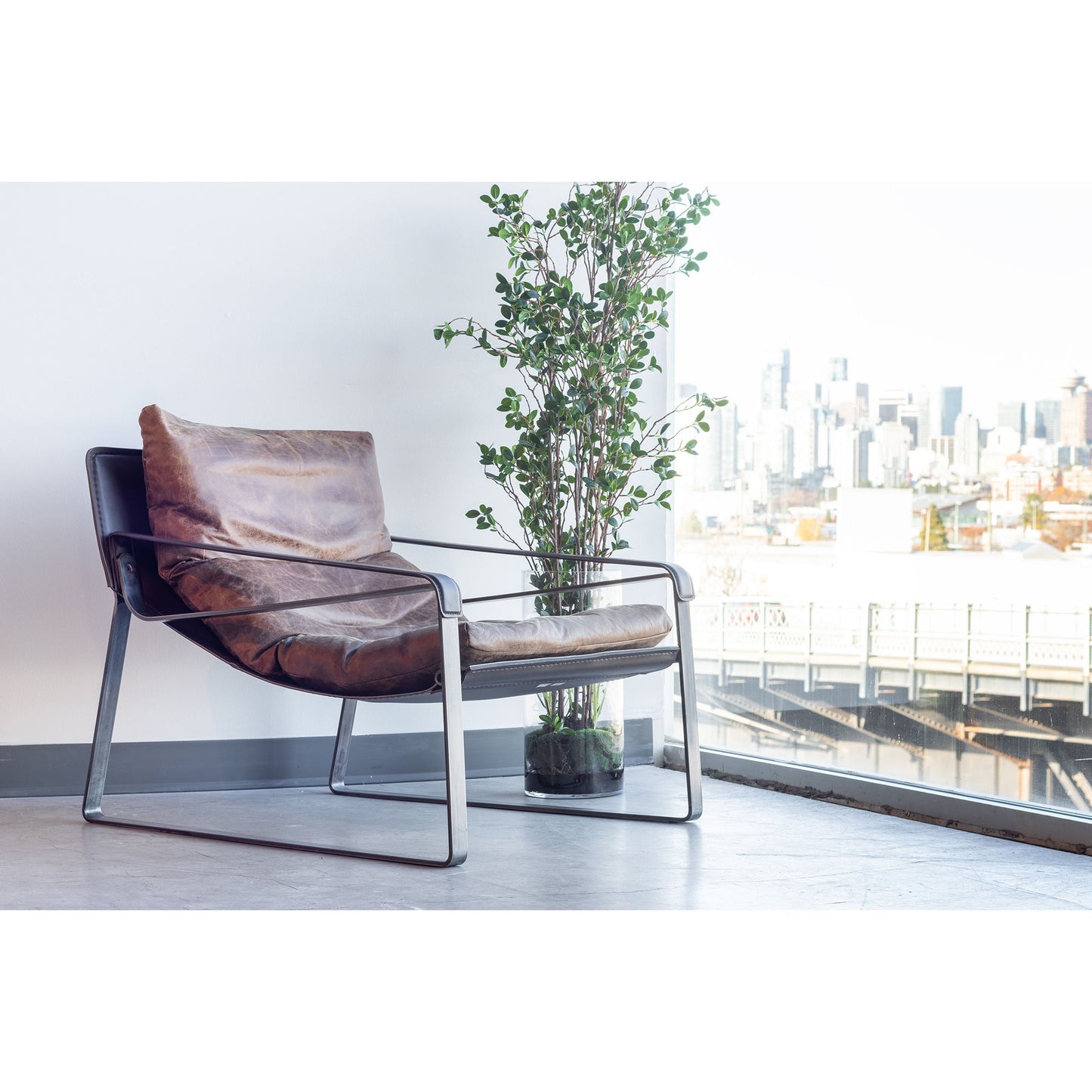 Connor - Club Chair - Light Brown