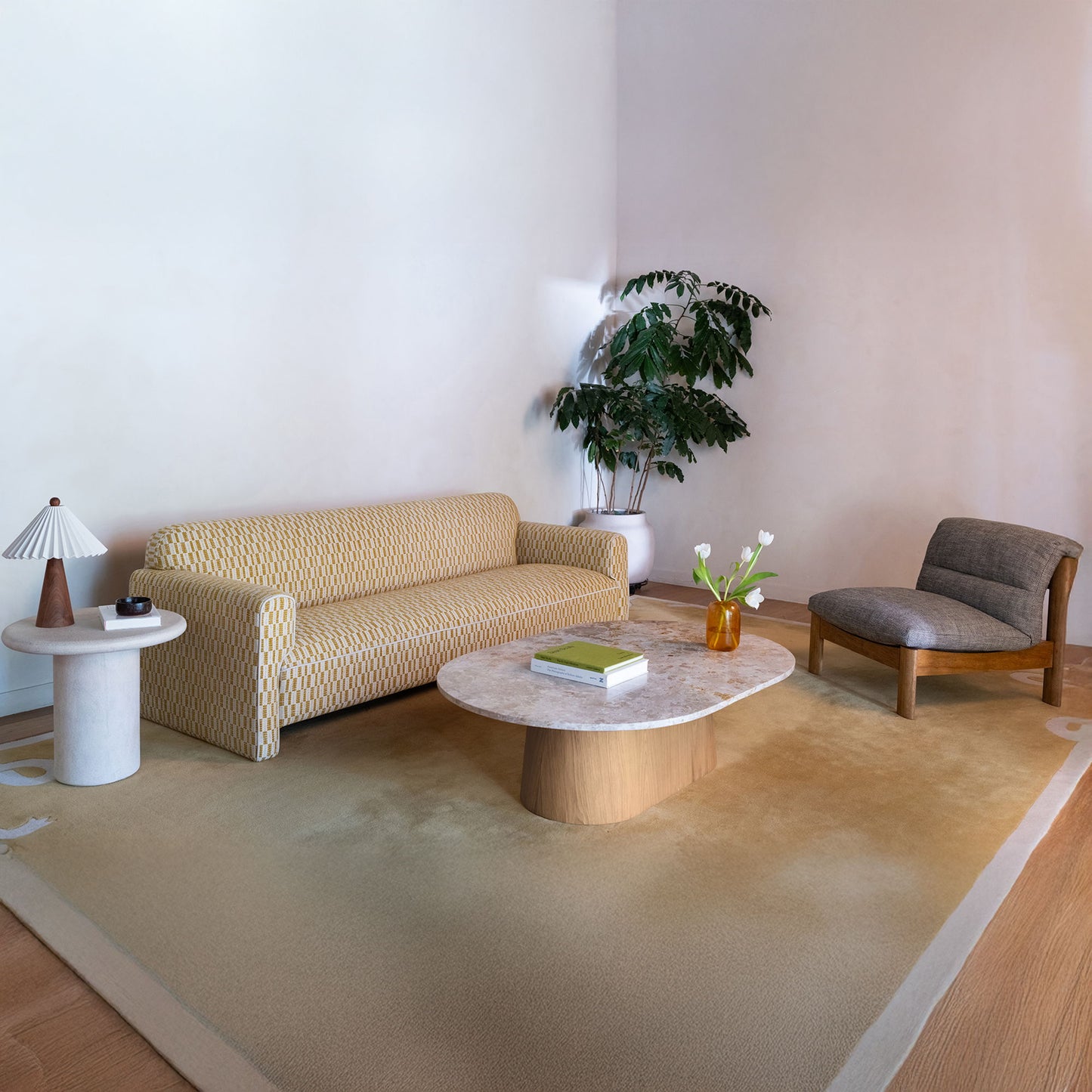 Carly - Coffee Table - Panther Stone