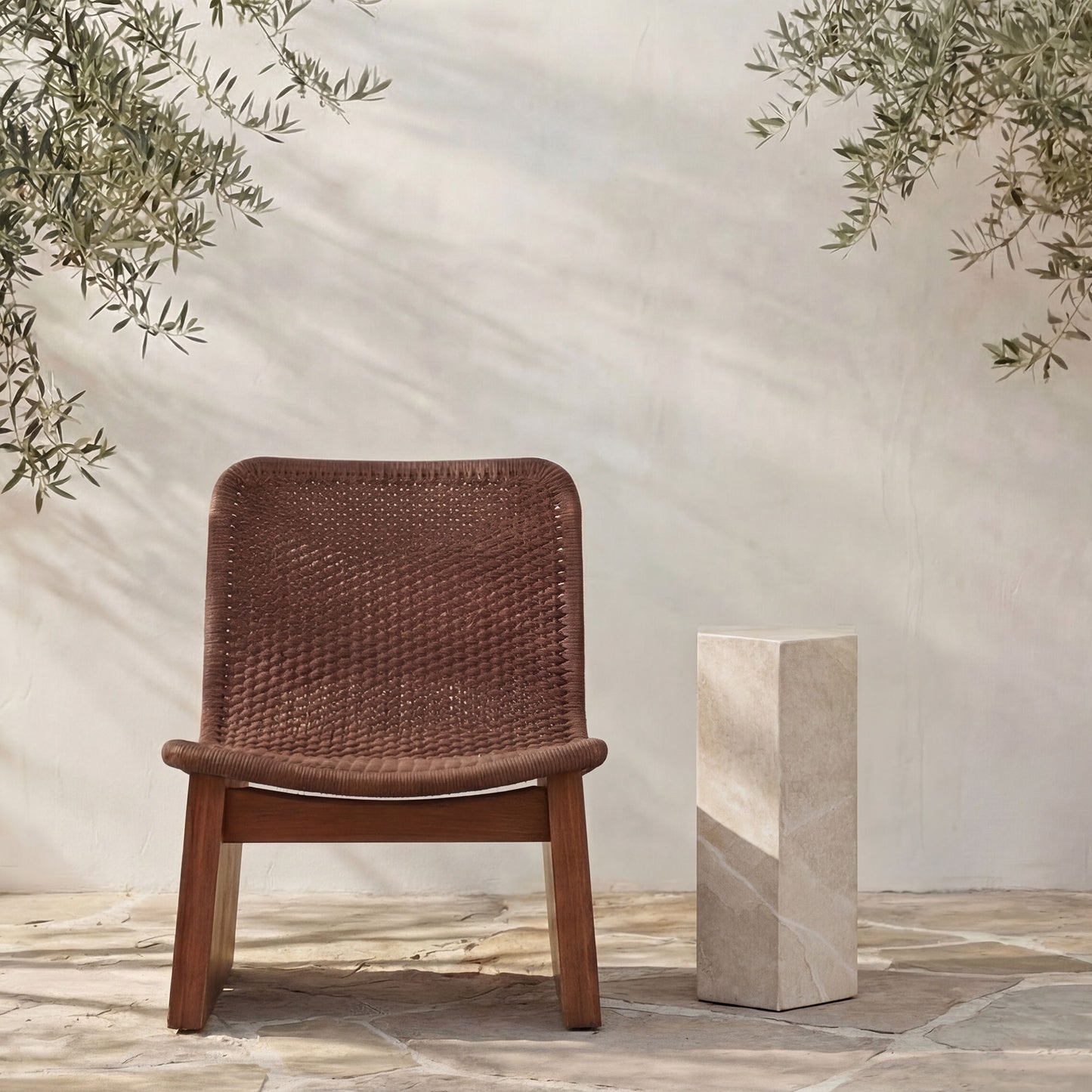 Nix - Outdoor Side Table - Cream