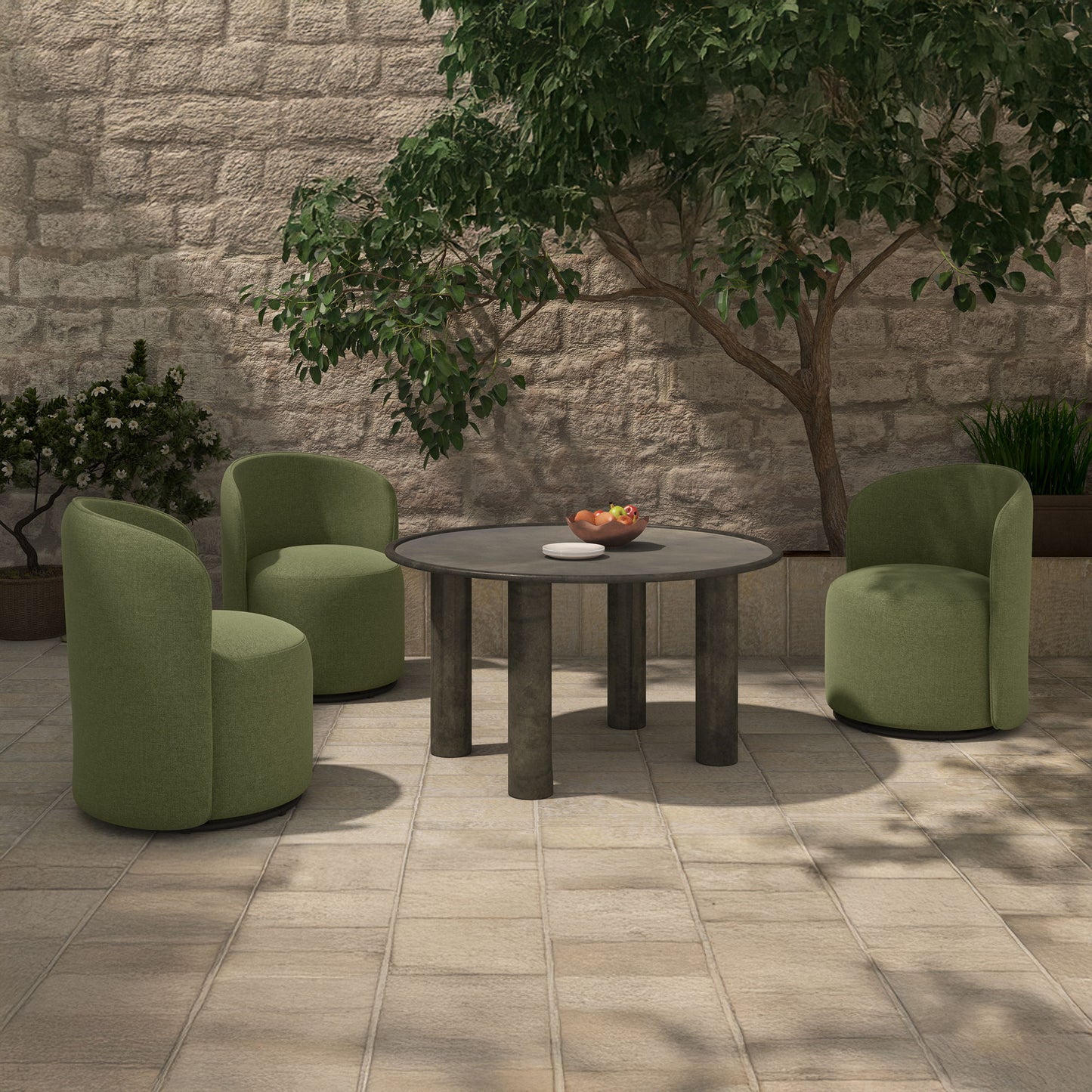 Deacon - Outdoor Dining Table - Deep Bronze