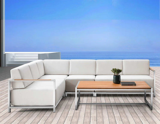 Acacia Lux Sectional with Sunbrella® Cushions
