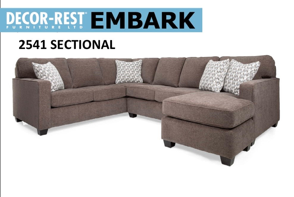 🇨🇦 Decor-Rest Furniture 2576 Sectional Express