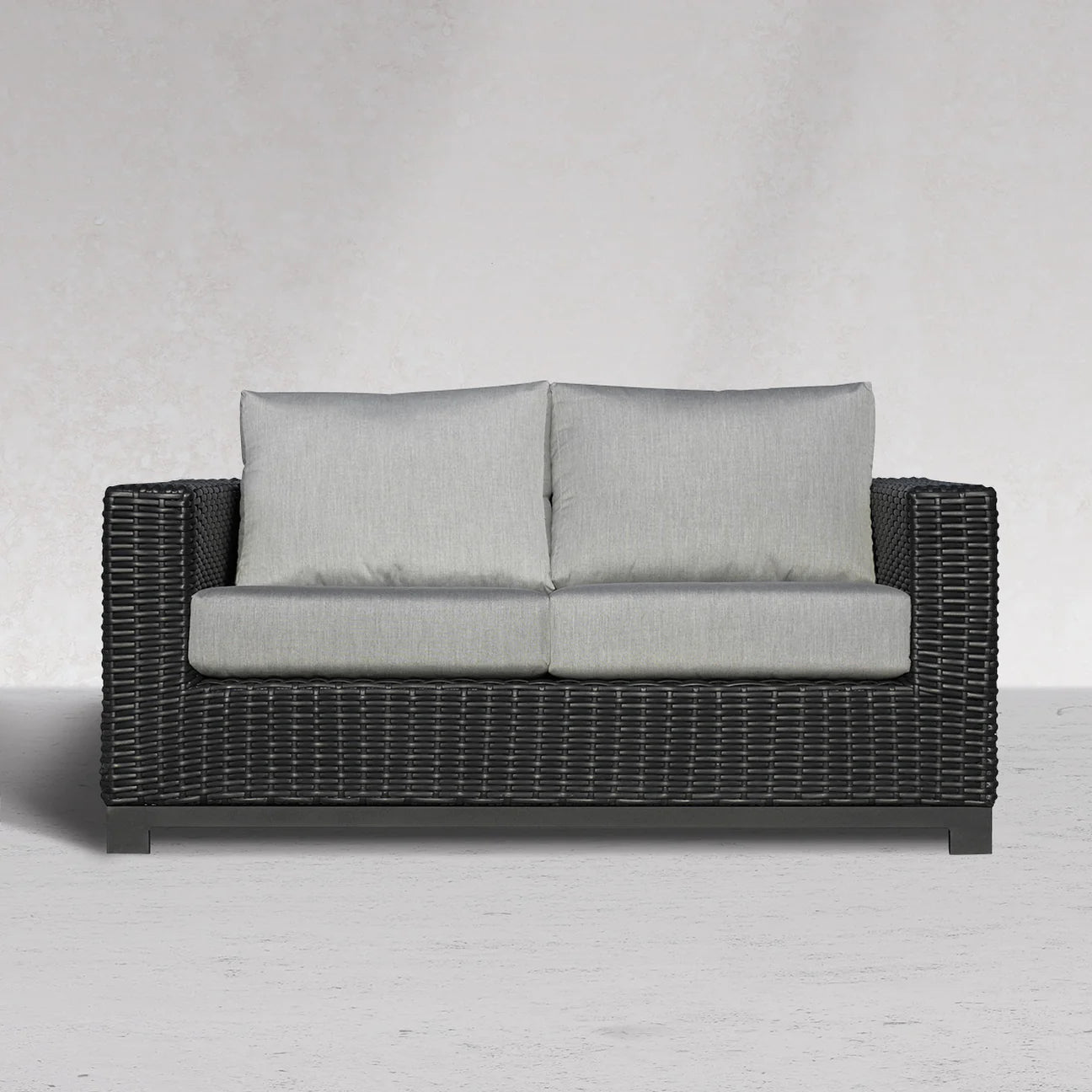 Trillium Collection Black Wicker With Sunbrella Fabric