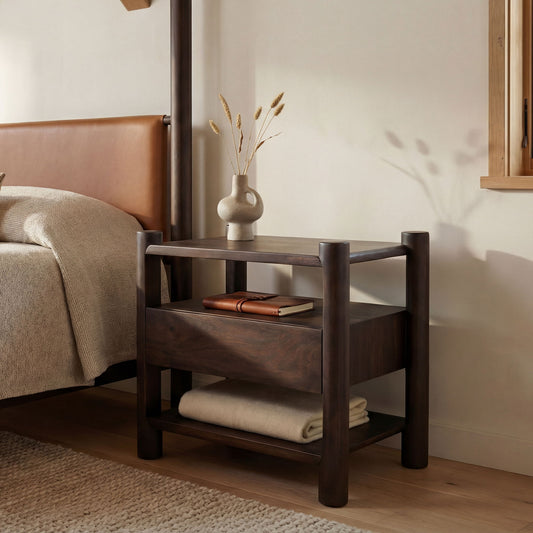 Devin - Nightstand - Brown