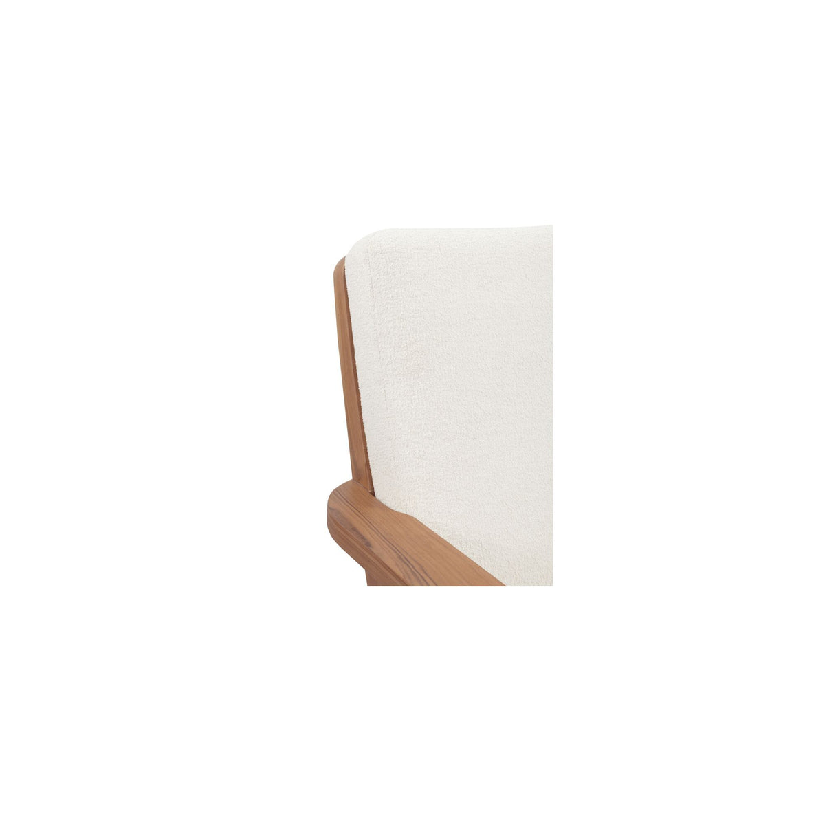Ingrid - Accent Chair - Off White / Light Brown