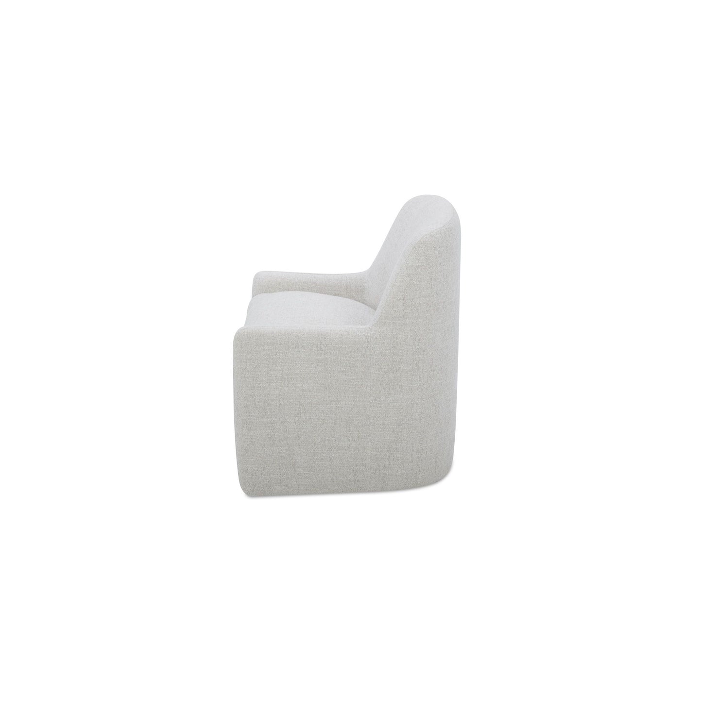 Maisie - Rolling Dining Chair - Flecked Oat