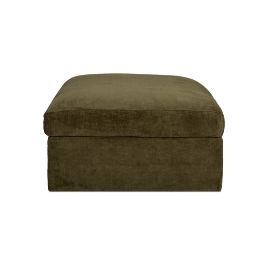 Swift - Storage Ottoman - Dark Green