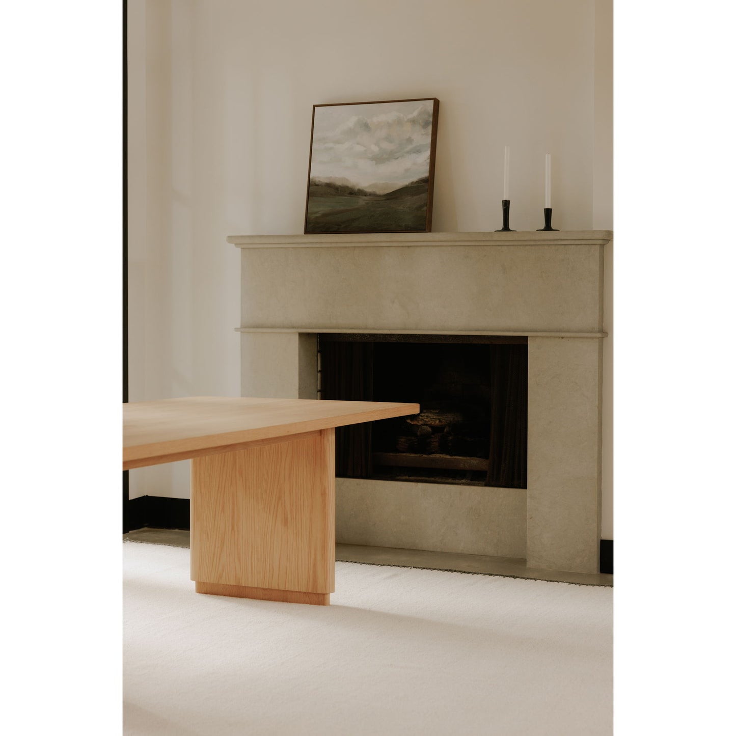 Round Off - Small Oak Dining Table - Light Brown