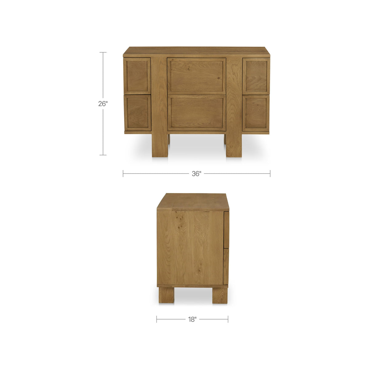 Henley - Nightstand - Brown