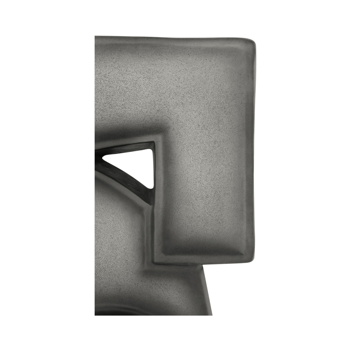 Teo - Wall Sculpture - Charcoal