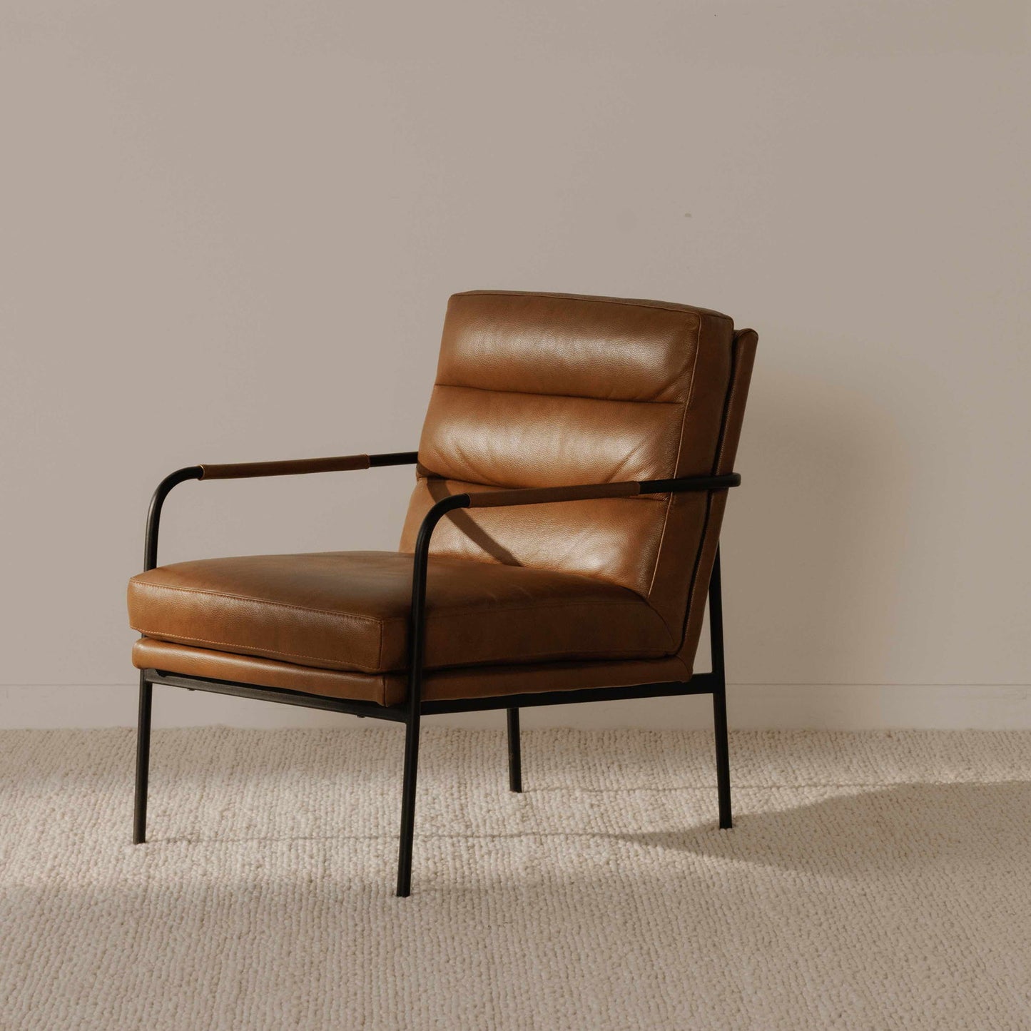 Verlaine - Armchair - Chestnut Brown