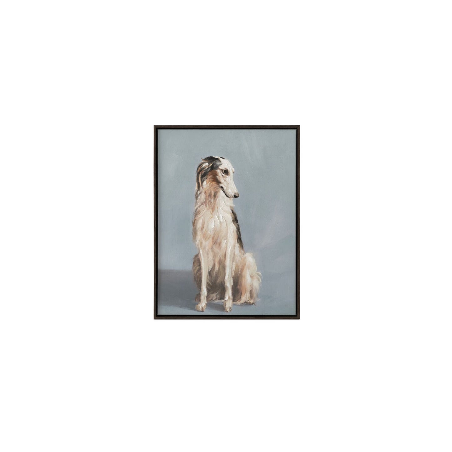 Blue - Framed Painting - Multicolor