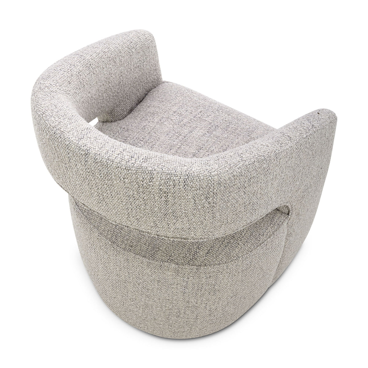 Barrow - Rolling Dining Room Chair - Gray Storm
