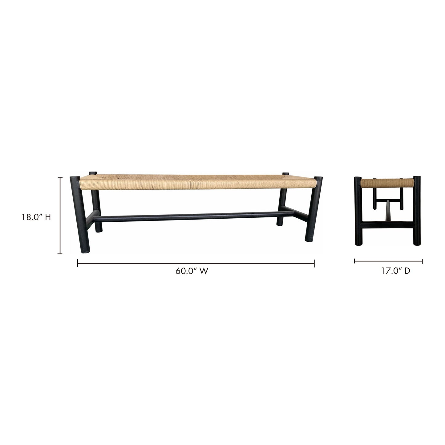 Hawthorn - Large Bench - Beige