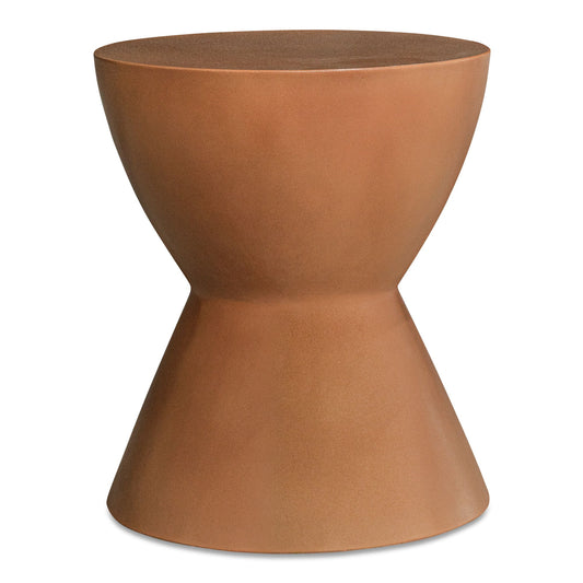 Hourglass - Outdoor Stool - Terracotta