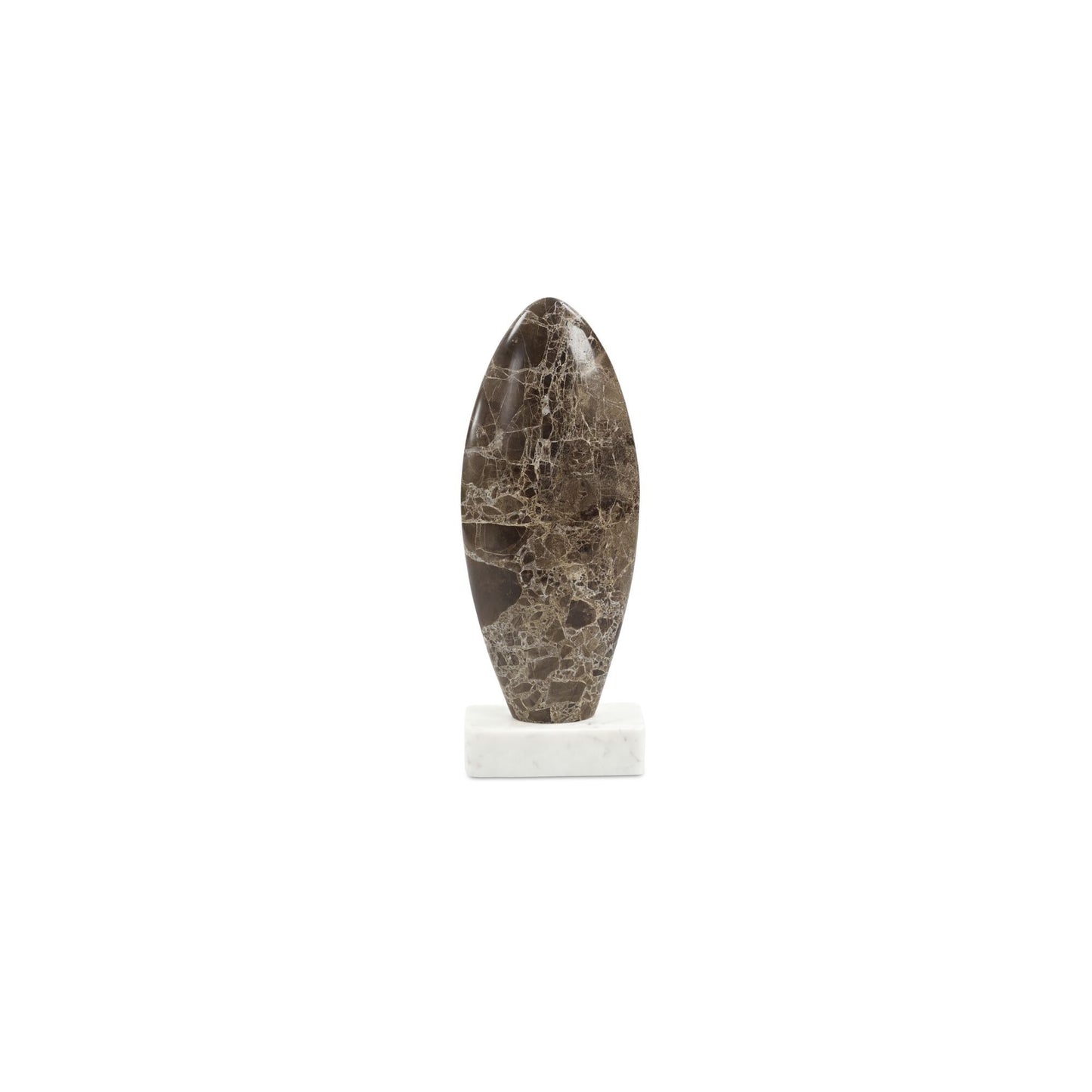Boda - Sculpture Dark Emperador Marble - Brown
