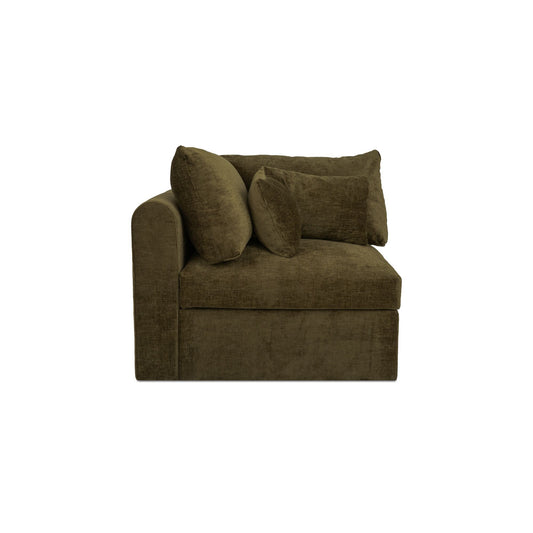 Swift - Corner Chair - Dark Green