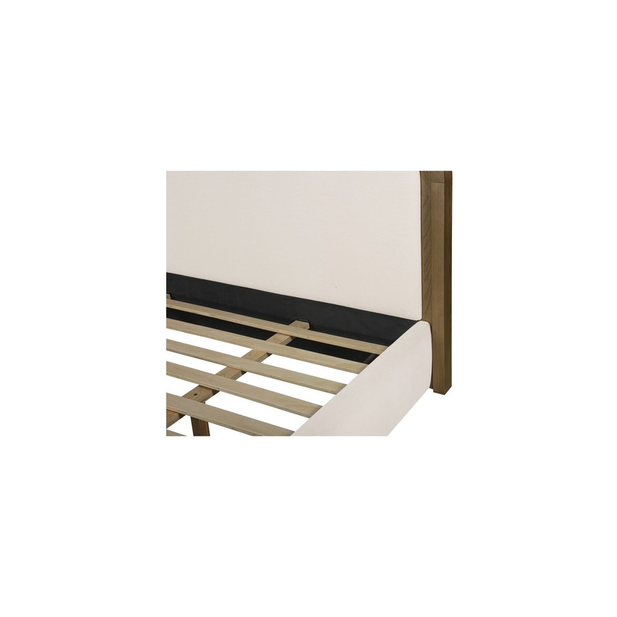 Camilla - Queen Bed - Oat / White / Beige