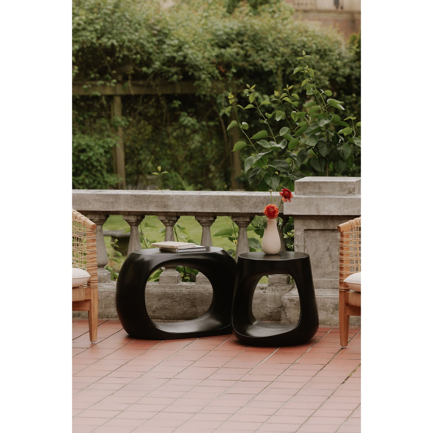 Albers - Outdoor Stool - Black