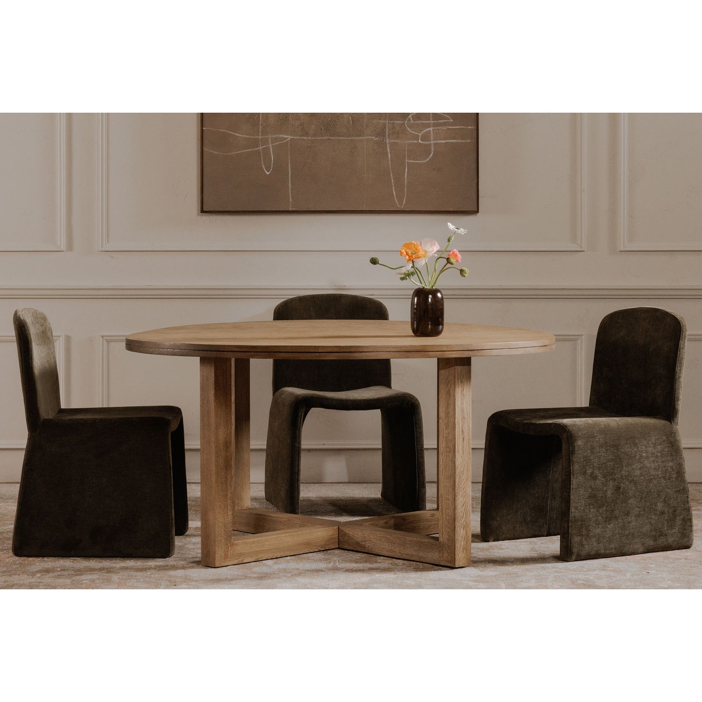 Joel - Dining Table - Light Brown