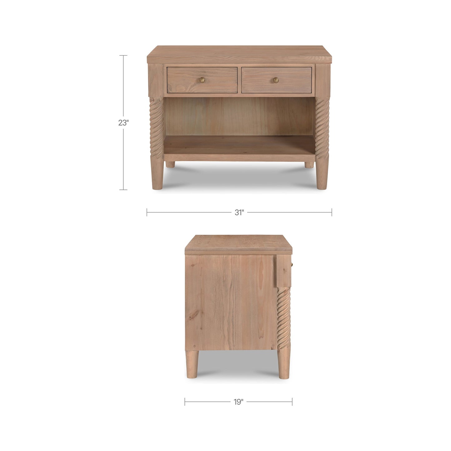 Joni - Nightstand - Natural