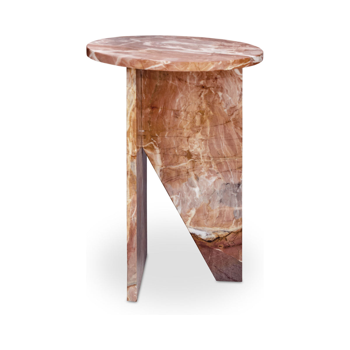 Grace - Accent Table Levante Marble - Orange