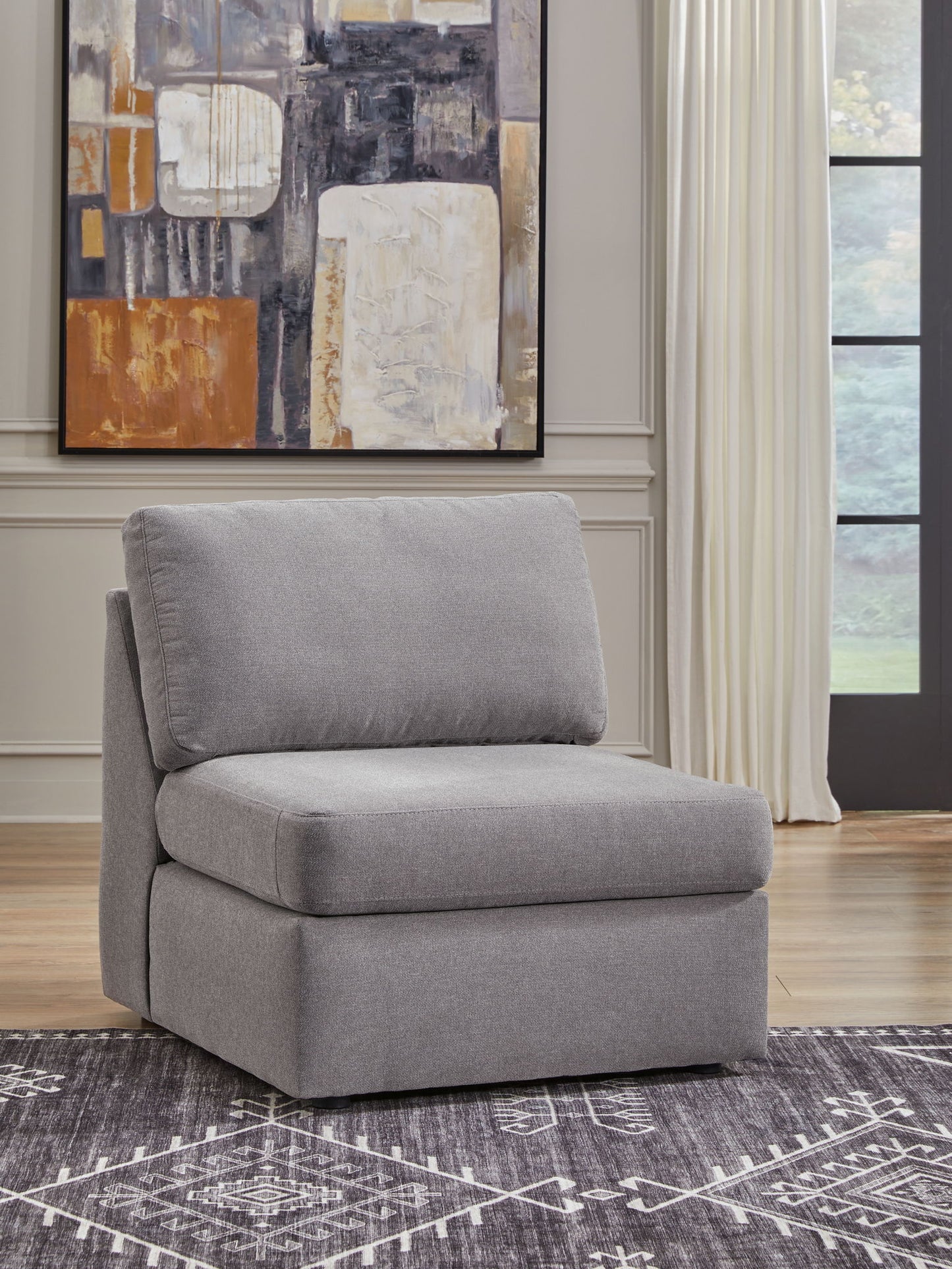 Modmax - Straight Sectional - Granite