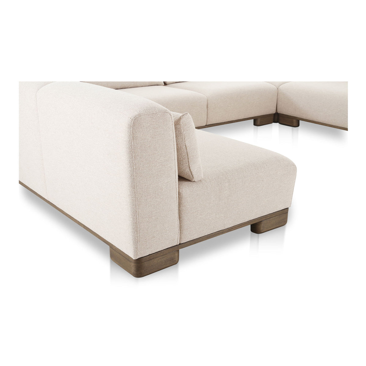 June - U Shaped Modular Sectional - Oatmeal