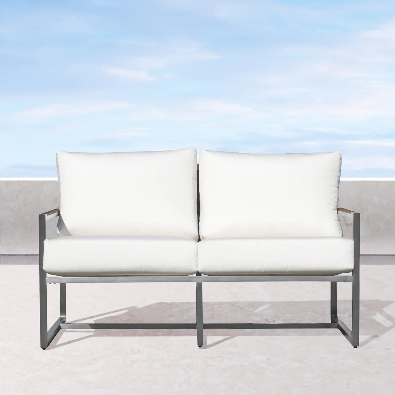 Acacia Outdoor Sofa Collection With Sunbrella Fabric