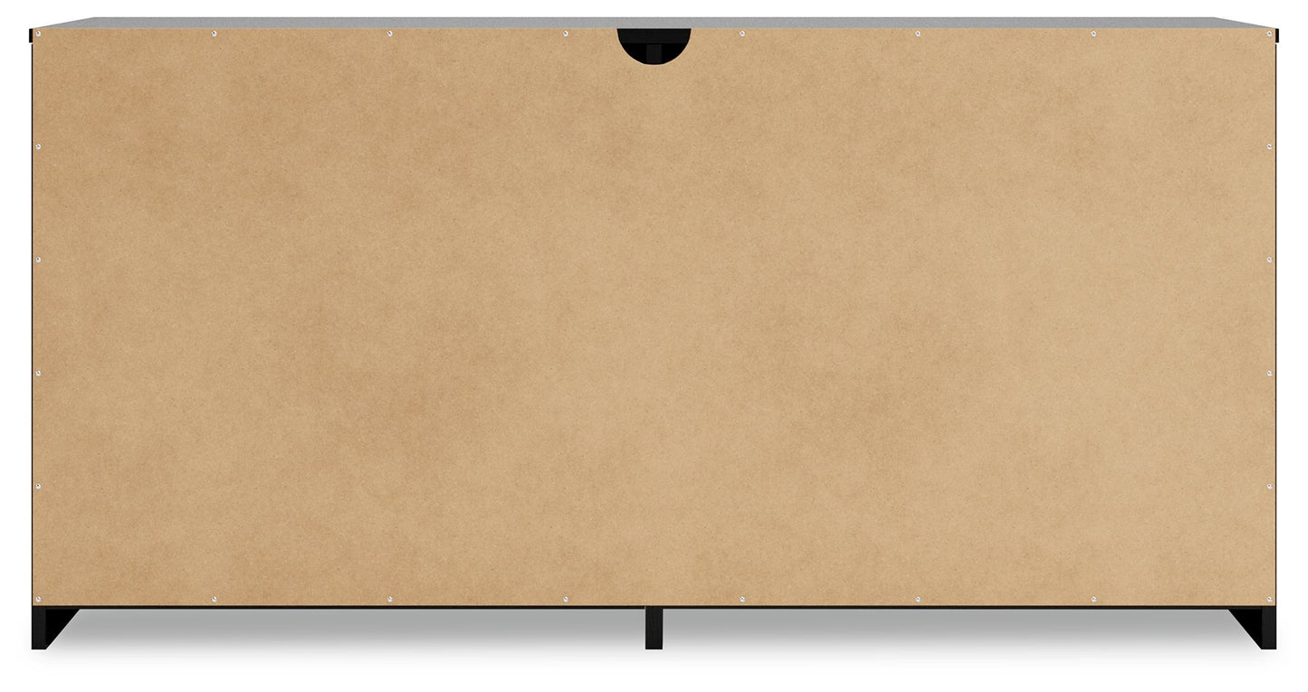 Finch - Six Drawer Dresser - 29'' Height - Black