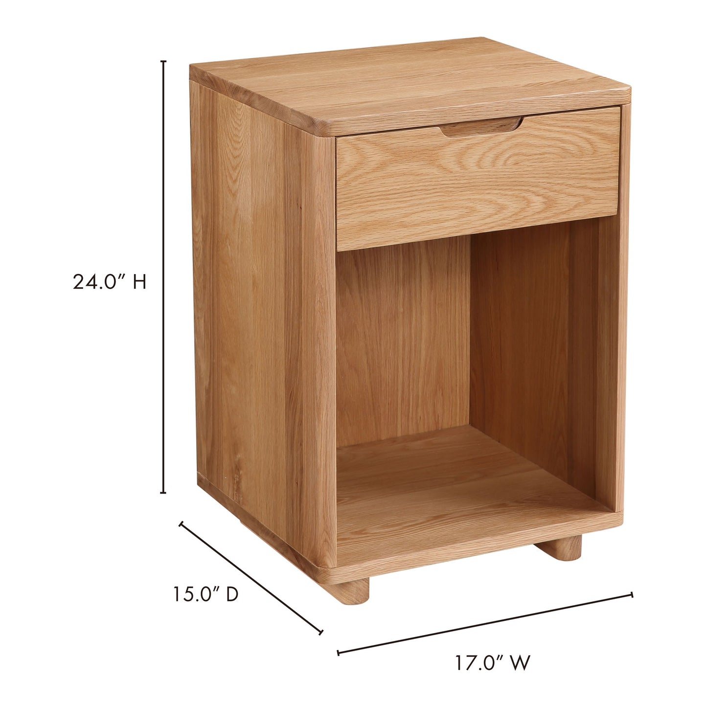 Osamu - Nightstand - Light Brown
