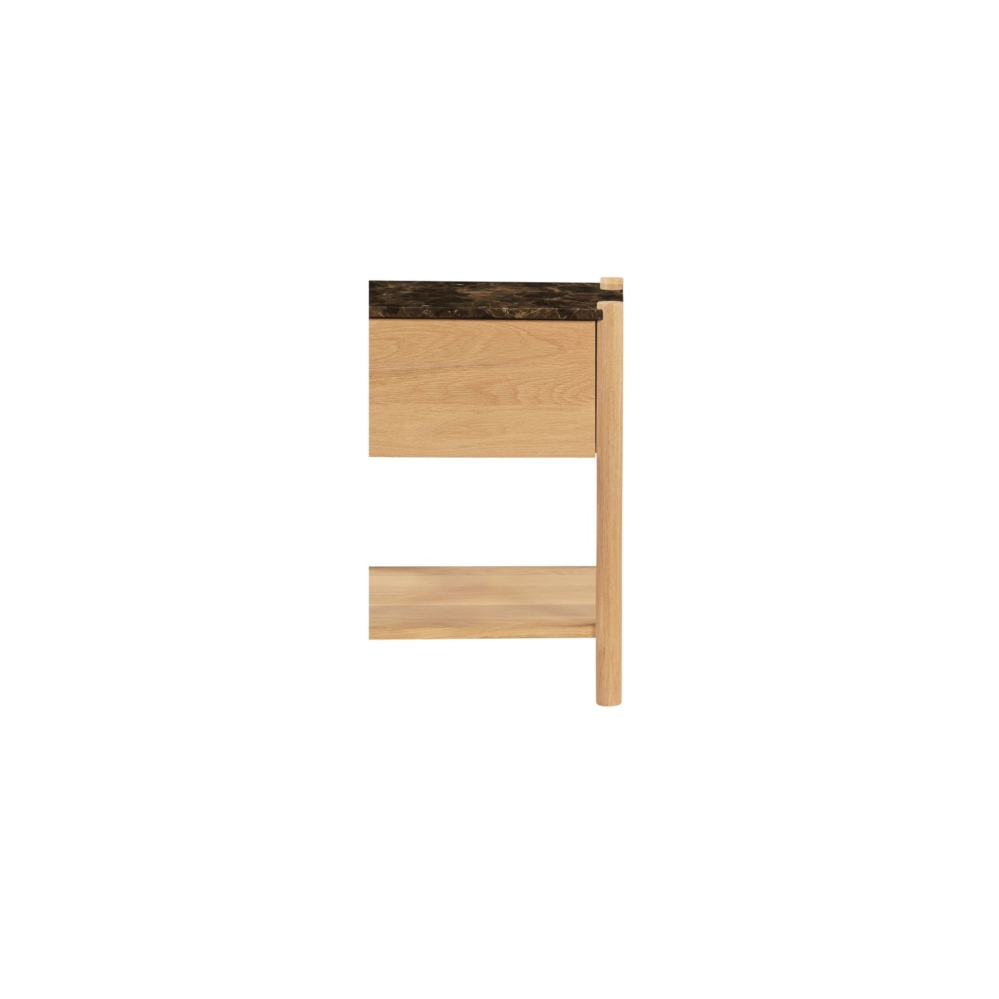 Elio - Nightstand - Dark Emperador