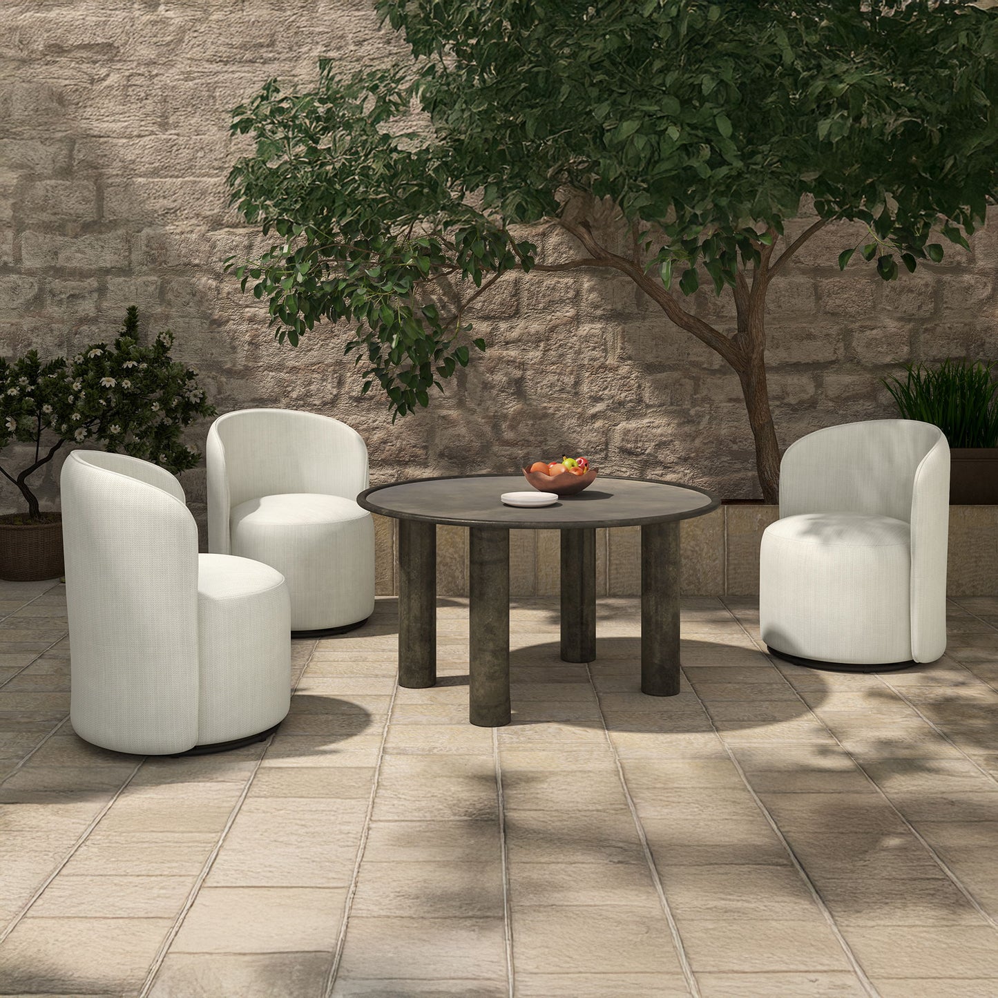 Deacon - Outdoor Dining Table - Deep Bronze