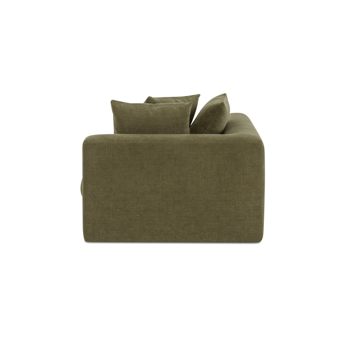 Davie - Right Arm Facing Chair - Olive Green