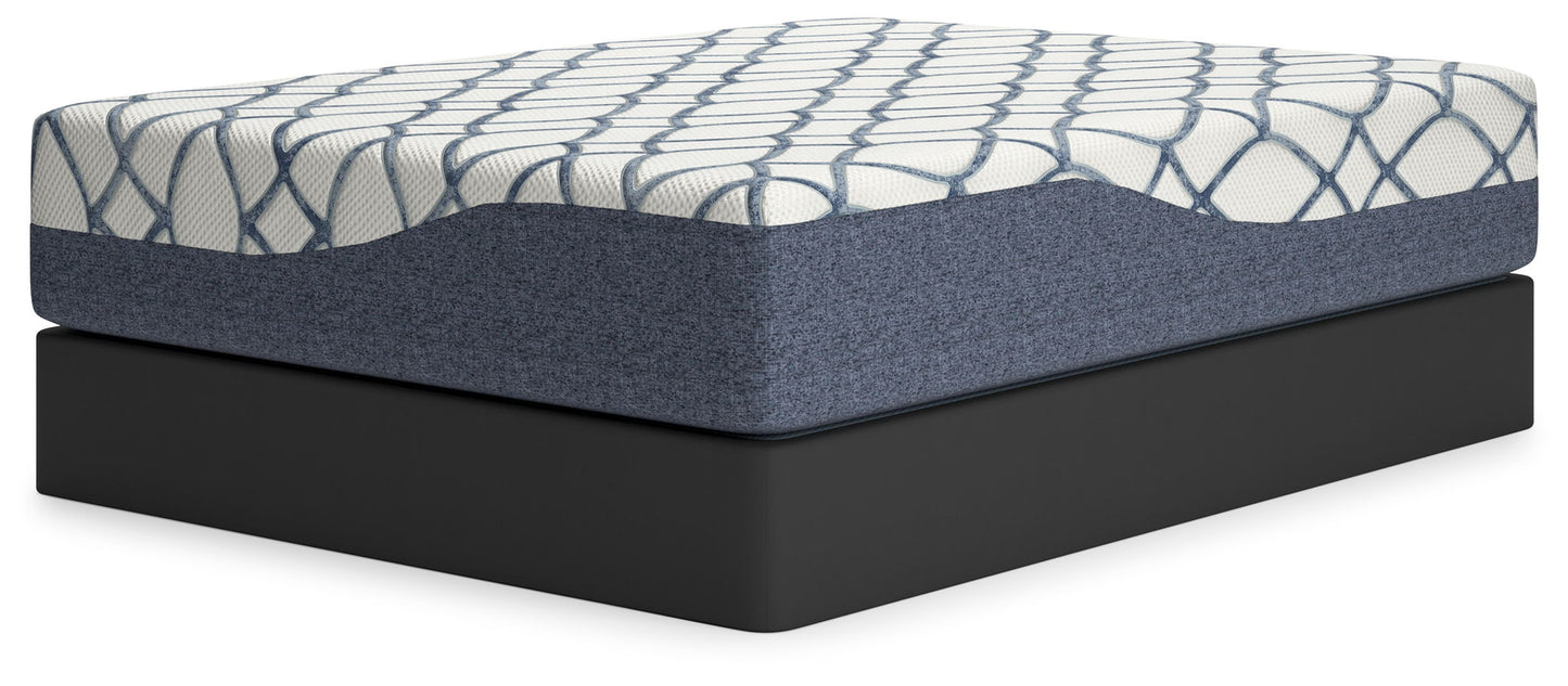 14 Inch Chime Elite 2.0 - California King Mattress - White / Blue