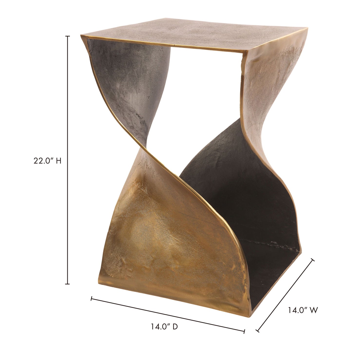 Twist - Accent Table - Brown
